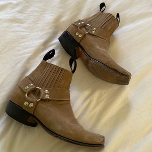 Chamula suede booties